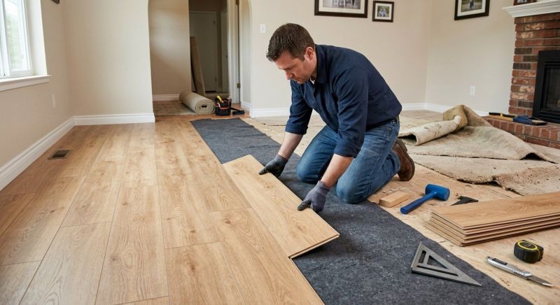 Laminate Floor Remodeling in East Brunswick, NJ