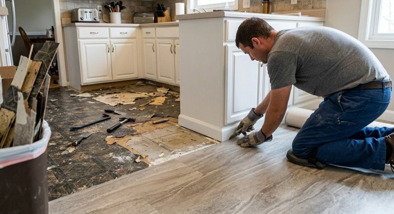 Linoleum Floor Installation in Carteret, NJ