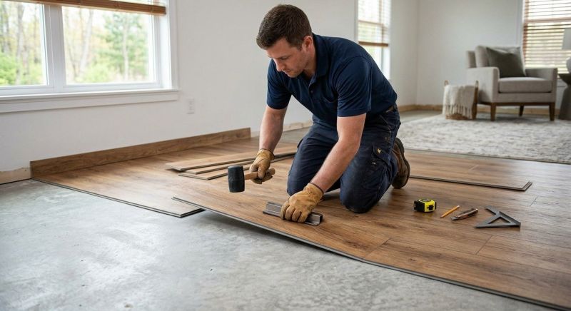 Luxury Vinyl Tile Installation in Metuchen, NJ