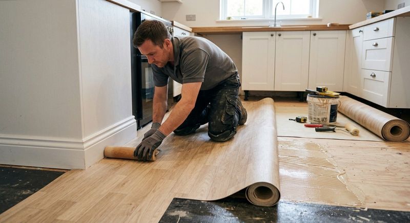 Sheet Linoleum Installation in Allentown, NJ