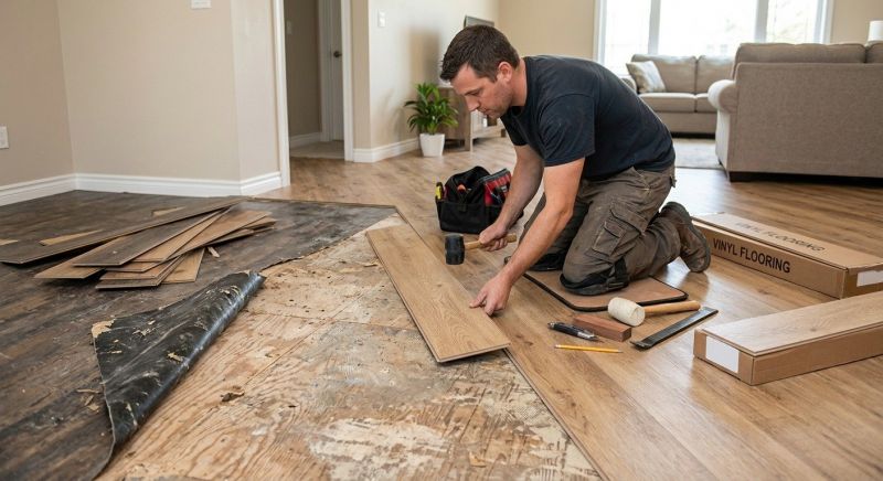 Vinyl Flooring Installation in Hillside, NJ