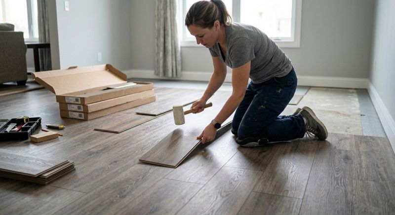Vinyl Plank Floor Installation in East Brunswick, NJ