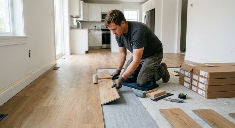 Vinyl Plank Floor Installation in East Brunswick, NJ