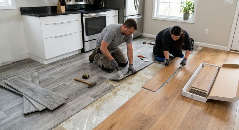 Vinyl Tile Replacement in East Brunswick, NJ